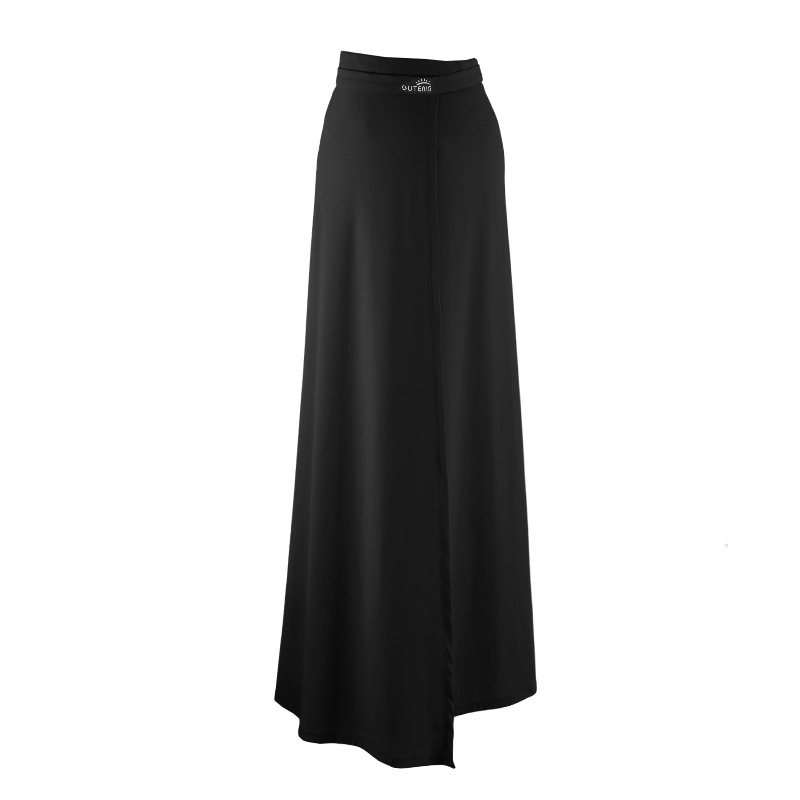 2024 New Sunscreen Sunshade Slim Dress Women's One-piece Half-length Dress Seaside Sunscreen UV-proof Breathable