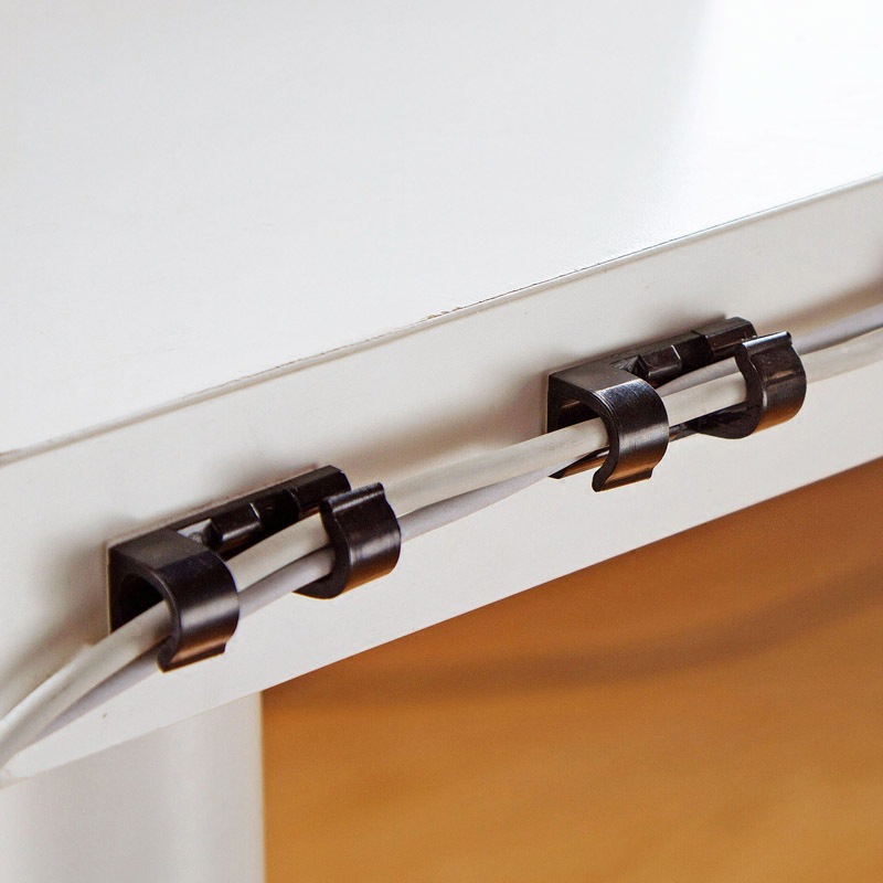 Wire Holder Wire Organizer Data Cable Clip Wall Nail-free Storage Sticking Clip Sub-network Cable Clamp Wire Artifact