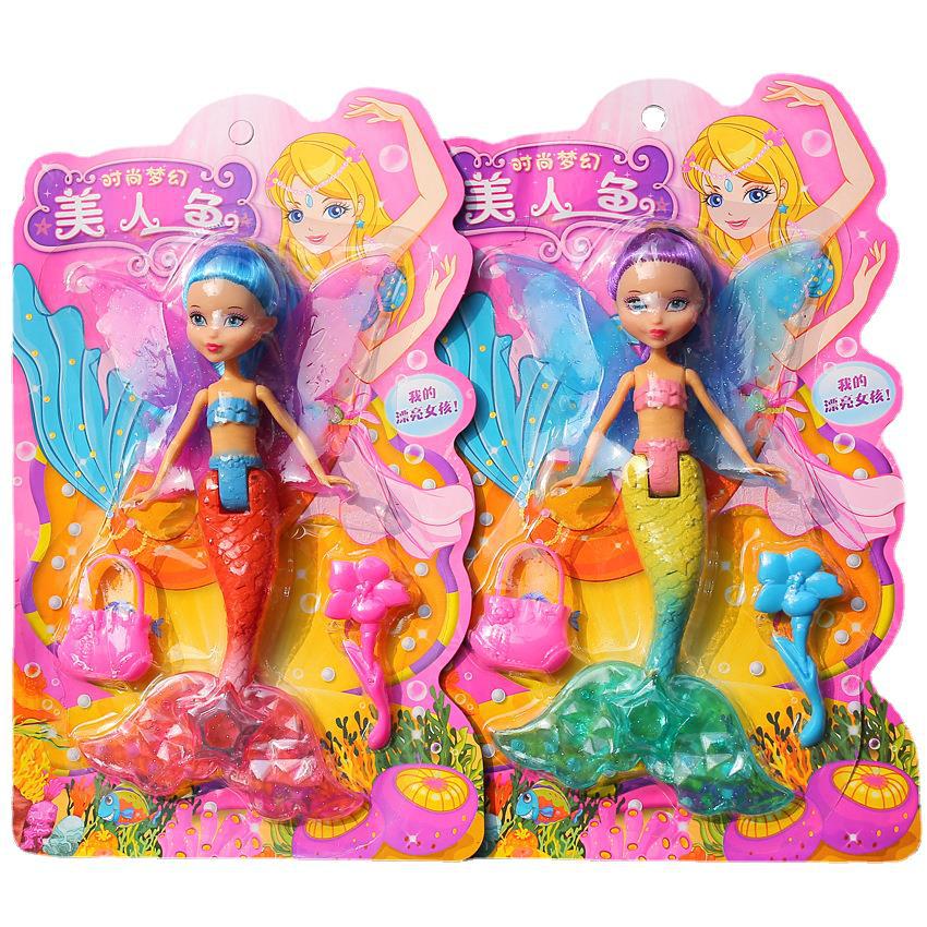 New board magic jewelry Mermaid Princess Doll Girl Play House doll toy factory direct sales