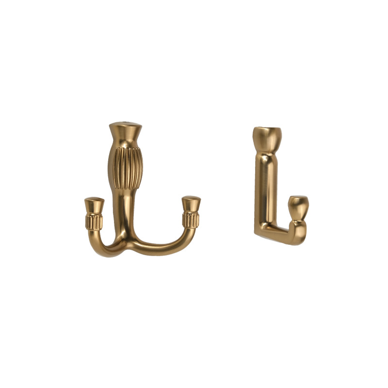 New Style Simple French Style Clothes Hook Single Hidden Screw Hallway Clothes Hook Zinc Alloy Light Luxury High-end Clothes Hook