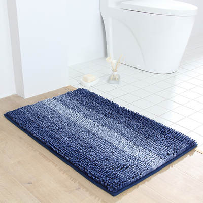 Chenille Floor Mat Carpet Door Mat Absorbent Foot Mat Toilet Door Mat Bedroom Toilet Bathroom Anti-slip Mat