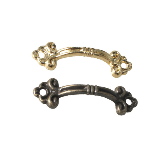 New antique drawer small handle jewelry box gift box packaging accessories mini drawer handle zinc alloy handle