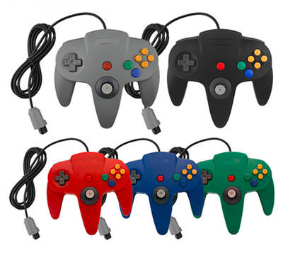 N64 host game console handle USB vibration PC computer Nintendo handle 10 color spot factory spot