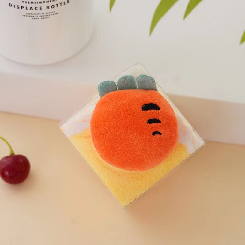 Cartoon Thickened Coral Fleece Hand Wipe Hand Gifts Children's Baby Gift Styling Towel Kindergarten Gift Box Square