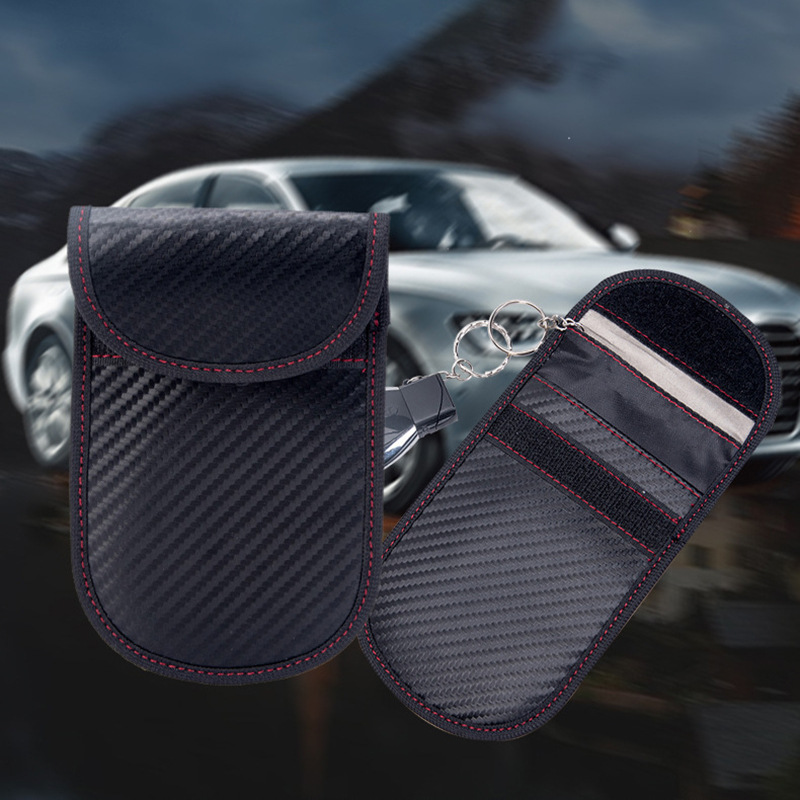 Car key signal shielding bag anti-theft key bag RFID electromagnetic shielding key bag anti-Credit card degaussing