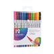 12 color white rod new watercolor pen