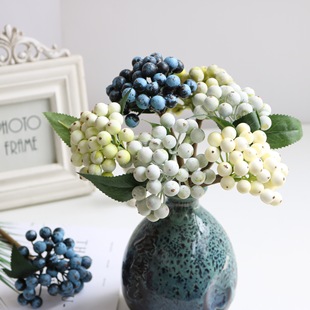 Simulation flowers small berries European living room ornaments Christmas decoration flower arrangement accessories simulation berries