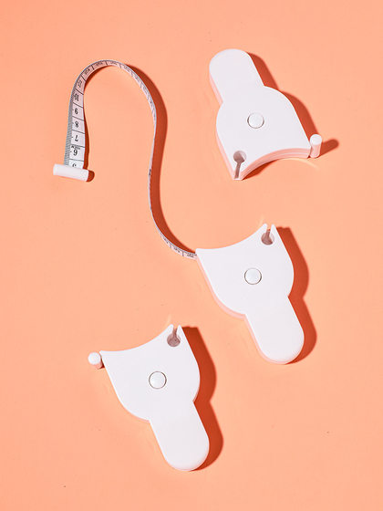 Manual measuring tape measure circumference ruler waist circumference three circumference ruler tape measure arm circumference leg circumference head circumference soft ruler