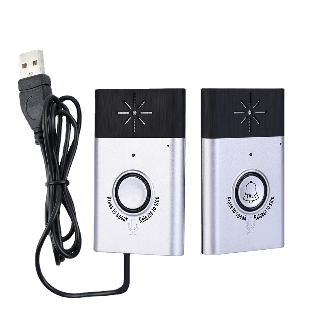 Wireless Doorbell Home Intercom Doorbell Elderly Pager Anti-theft Voice Smart Doorbell Non-visual Doorbell Cross-Border