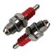 Chain saw three-claw spark plug red porcelain (1 piece)
