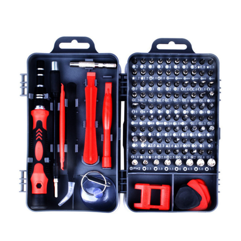 115-in -1 set screwdriver multi-function screwdriver mobile phone computer game machine disassembly tool manual