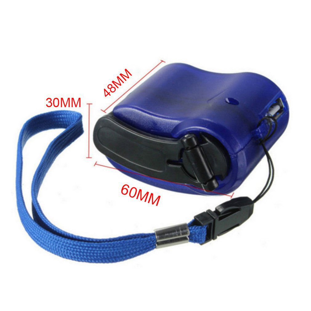 Outdoor emergency charger hand-cranked charger USB interface hand-cranked charger portable outdoor charging