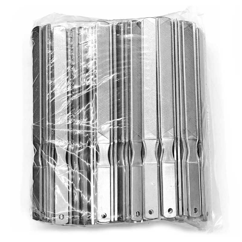 13cm four-sided file lengthened thickened beauty stainless steel polished edge nail file pedicure file nail file nail file