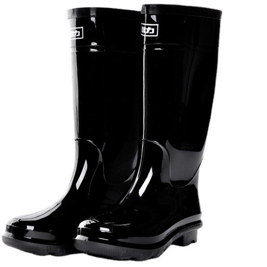 Beef Sole Non-Slip Waterproof 838 Mid-Barrel Rain Boots Black Fishing Boots 807 Huili Rain Boots 8127 High Water Boots