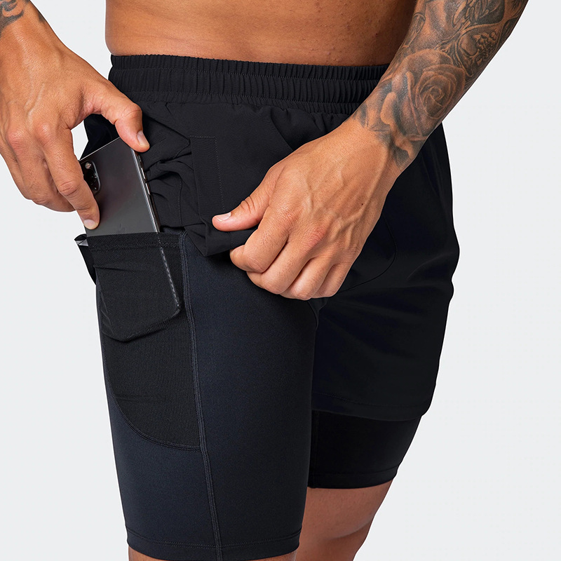 Summer American basketball shorts men's fashionable breathable loose casual fitness training quick-drying sports woven shorts