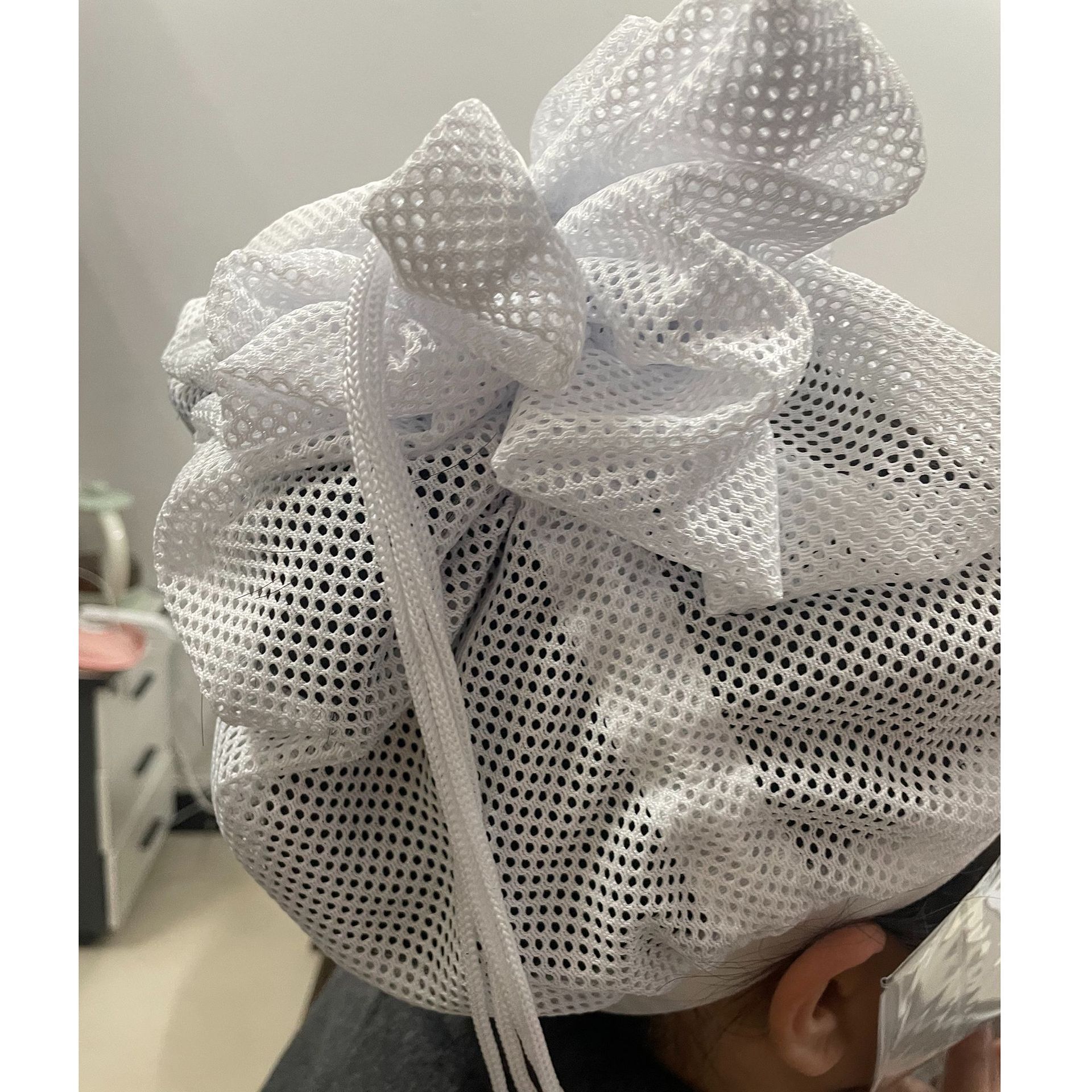 Cross-border anti-Drying Curly Hair artifact Net Plopping Cap For Drying Curly Hair