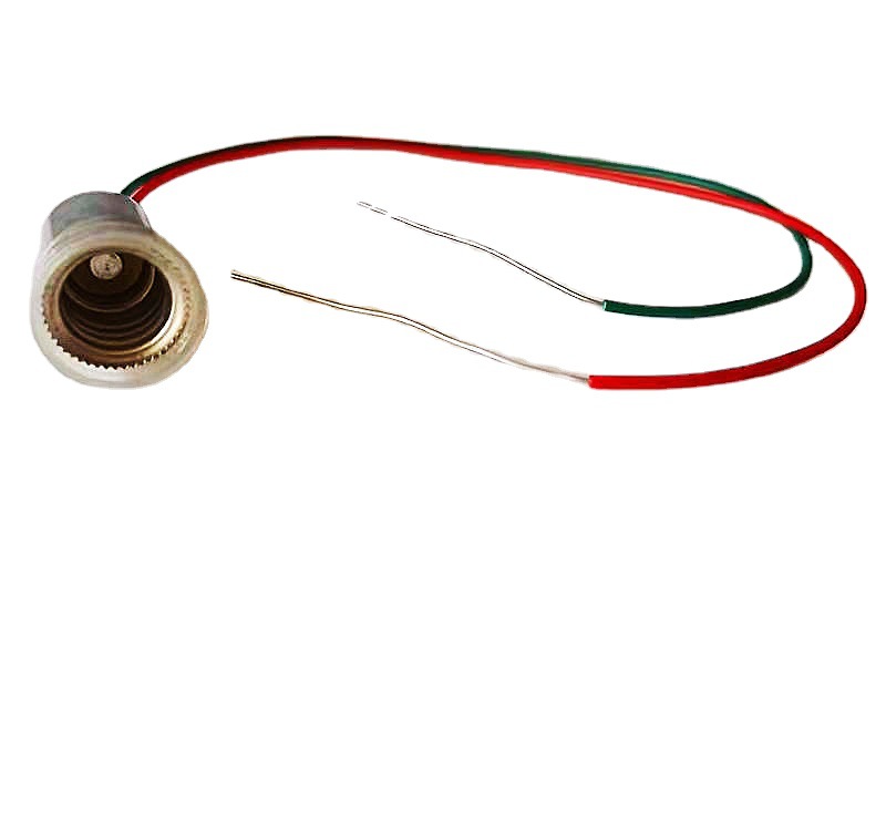 Supply e10 screw with wire lamp holder E10 electric bead supporting small lamp holder e10 with wire plastic shell base