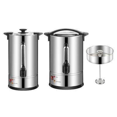 110v double-layer boiling bucket 100 cups coffeeurn coffee bucket commercial extraction coffee bucket Amazon cross-border