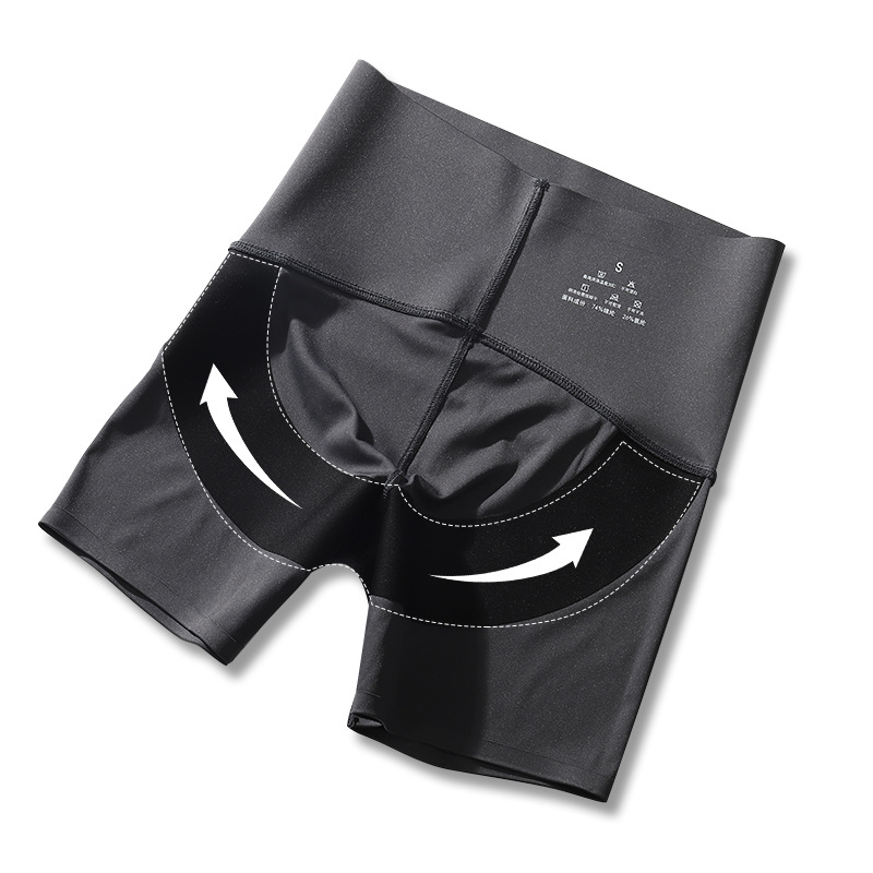 Three-point Barbie Pants Seamless High Waist Abdominal Hip-lifting Shark Skin Leggings Sports Yoga Safety Pants Women's Spot