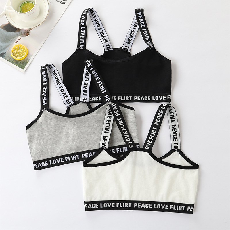Underwear Students Junior High School Female Senior high school Girls' Bra Developmental Students Children Girls Pure Cotton Girls' Underwear Bra