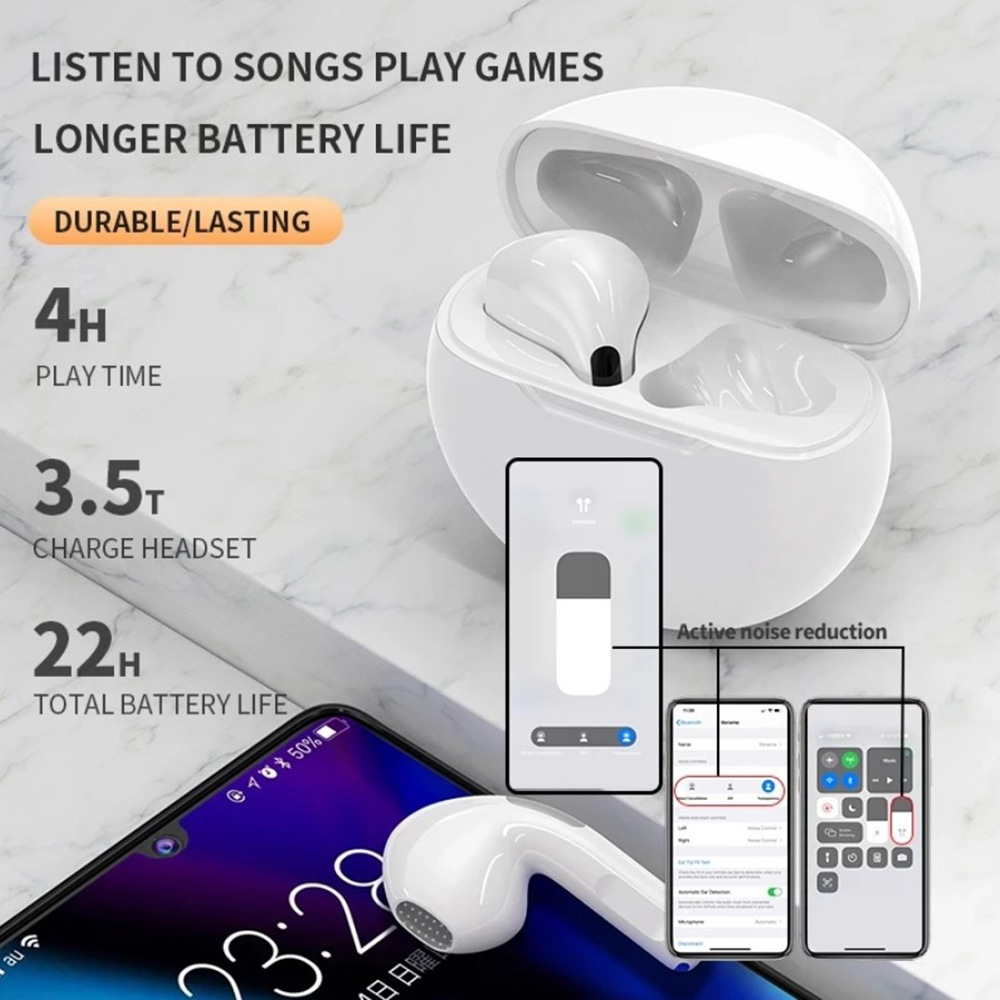 a7pro bluetooth headset 5.3 ANC noise reduction music TWS earplugs in-ear cross-border seven-generation wireless headset