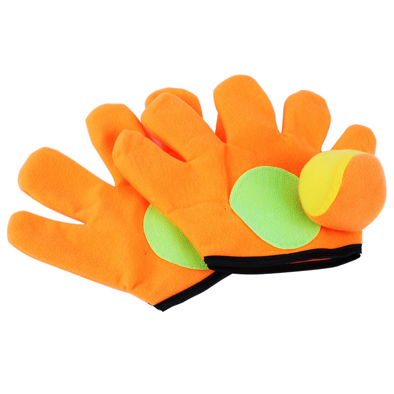 Sticky gloves to catch the ball parent-child interactive toys to catch the ball to throw the ball outdoor leisure docking sticky target ball throwing glove ball