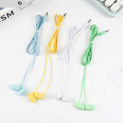 Source manufacturers Macaron in-ear headphones 3.5 earplug headphones in-line Android computer universal wired postage