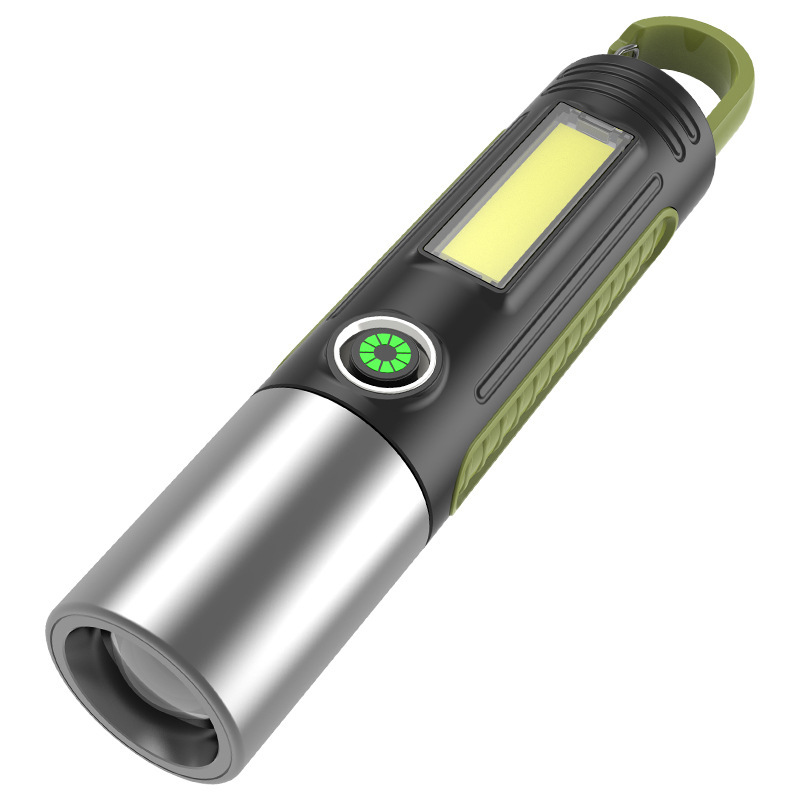 Laser flashlight strong light rechargeable long-range super bright outdoor camping mini portable multi-functional portable monkey lamp
