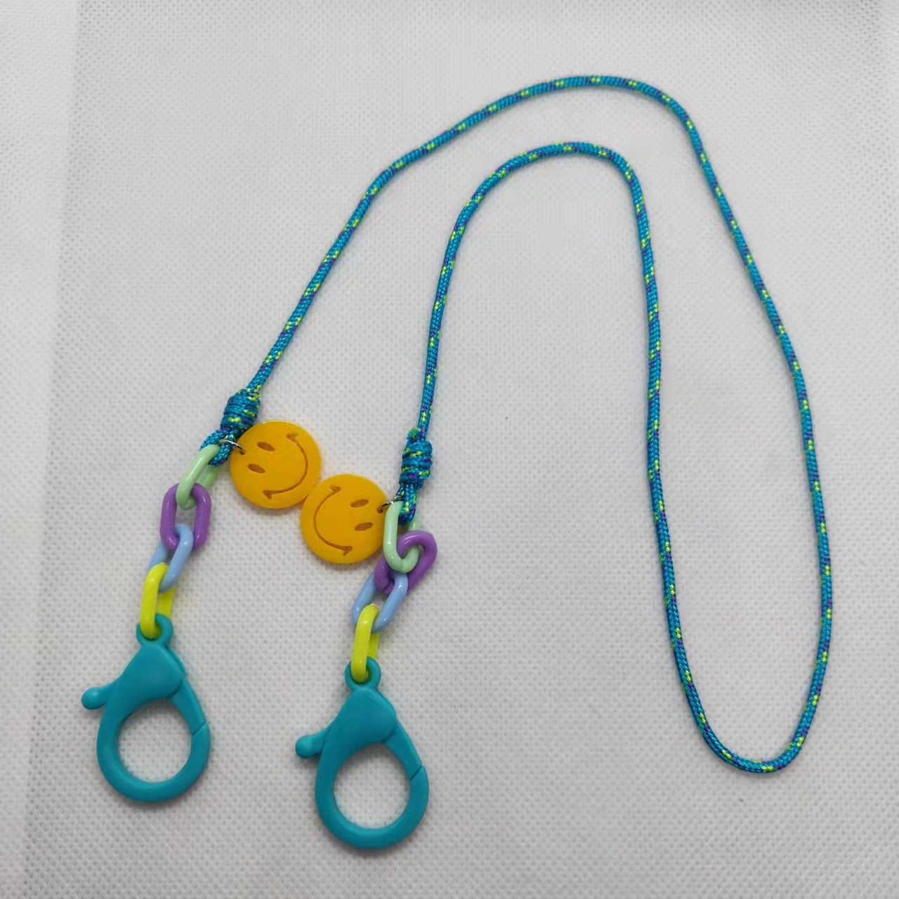 Cross-border Korean-style Children's Mask Chain Lanyard Kindergarten Primary School Neck Glasses Chain Anti-loss Anti-slip Glasses Rope Necklace