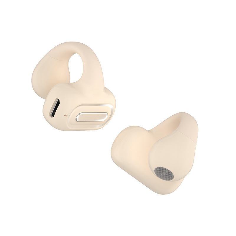 Cross-border Explosions Bone Conduction Ear Clip Bluetooth Headset Not in Ear Wireless Sports Clip Ear tws Smart Headset