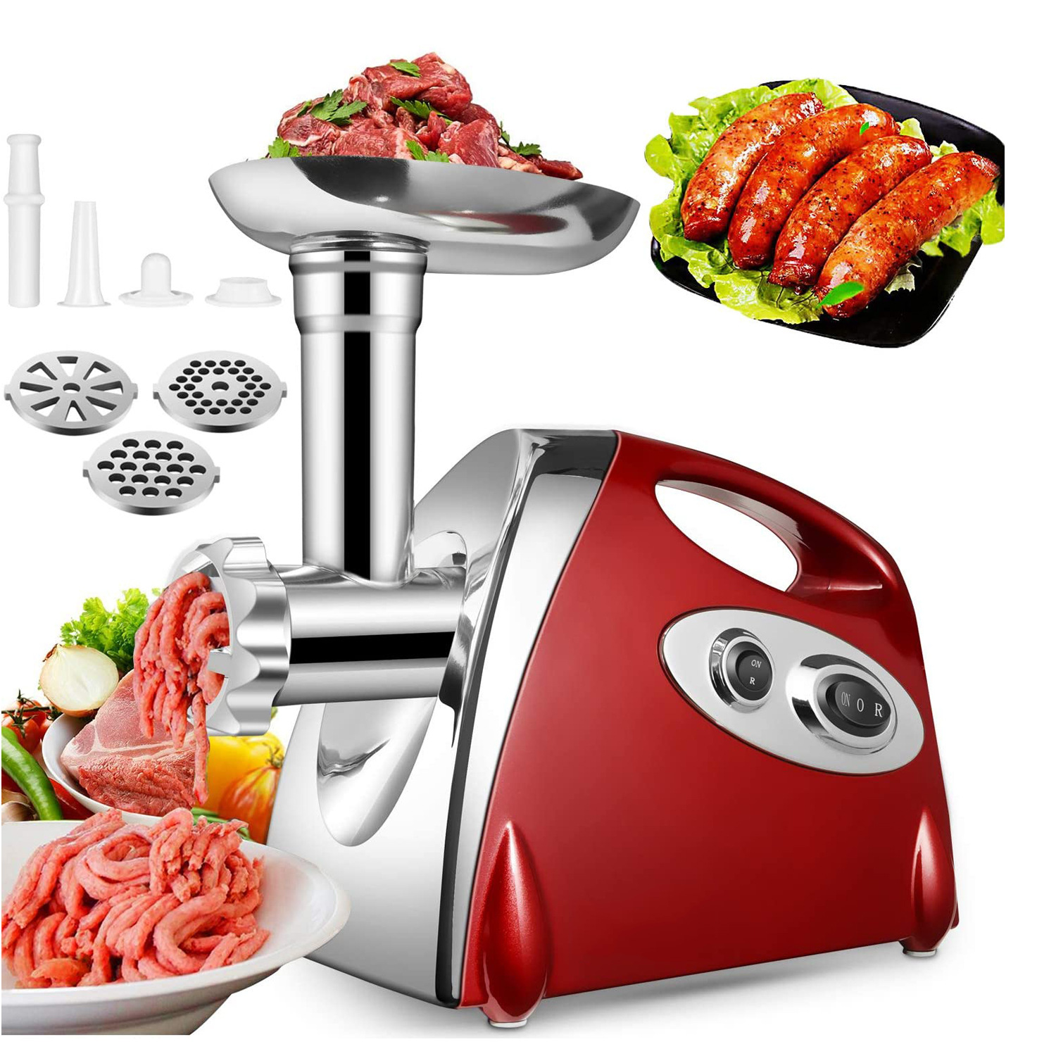 Meat Grinder cross-border Meat Grinder household electric multifunctional automatic minced Meat garlic paste chili sauce sausage machine