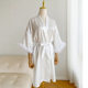 French Style Nightgown Women's Summer High-end 2024 New Style Sexy Morning Gown Imitation Silk Pajamas Long-sleeved Outer Gown Spring and Autumn