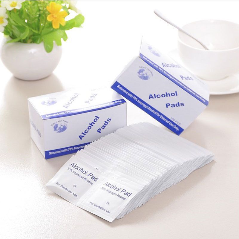 Nail tools alcohol cotton 75 degree disposable ear hole cleaning tableware eyes mobile phone disinfection cotton independent packaging