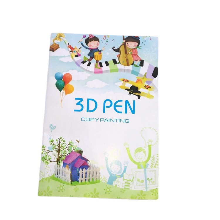3D printing pen graffiti painting pen special Copy picture album Children's low temperature pen creative painting colorful copy drawing board
