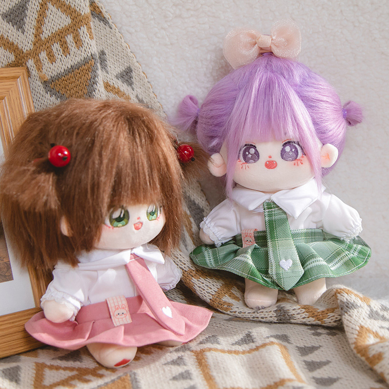 Spot Doll Clothes 20cm Cotton Doll Clothes Set 20cm Star Doll Replacement Dress Doll Accessories