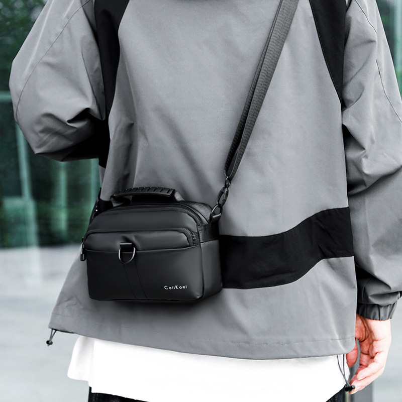 2024 New Arrival Lightweight Men's Shoulder All-match Waterproof Crossbody Bag Large Capacity Bag Casual Business Handbag