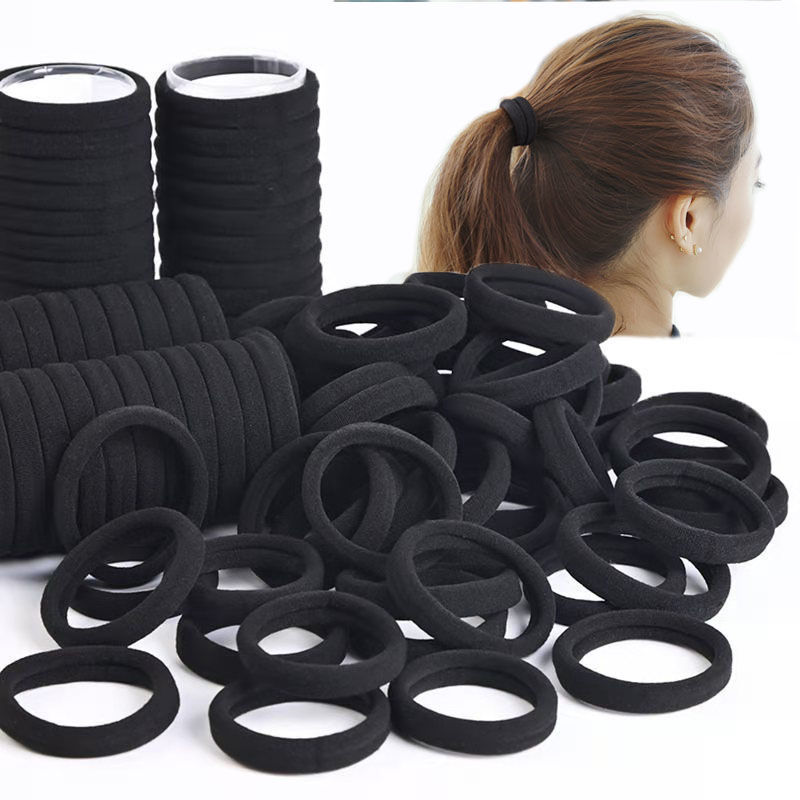Small gift Korean seamless hair ring high elastic simple basic hair rope hair rubber band Yiwu dollar store