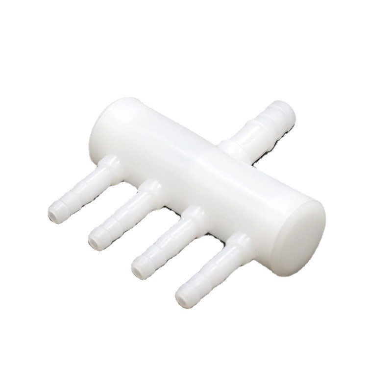 Foreign trade plastic shunt valve air pump special shunt plastic porous shunt belt adjustment switch shunt valve regulating valve