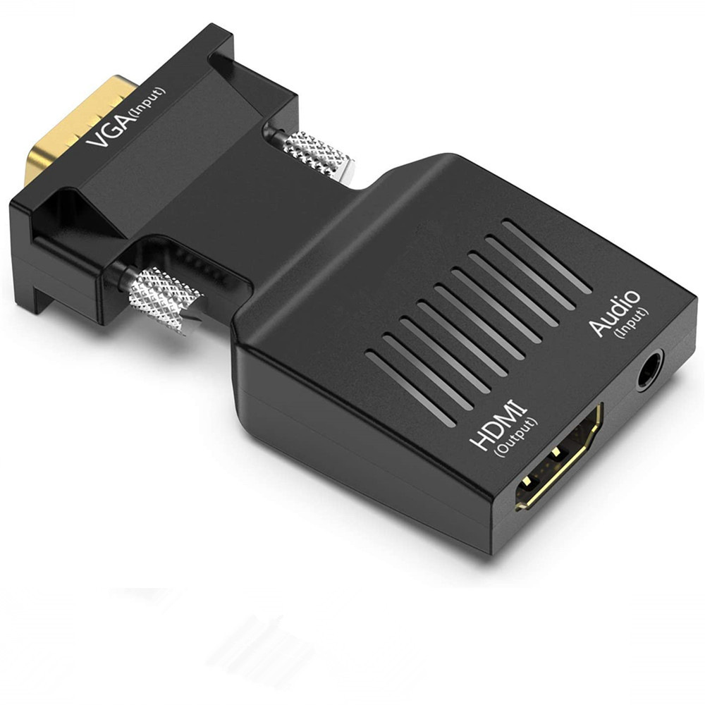 VGA to HDMI converter with audio notebook HD video TV host vga to hdmi converter
