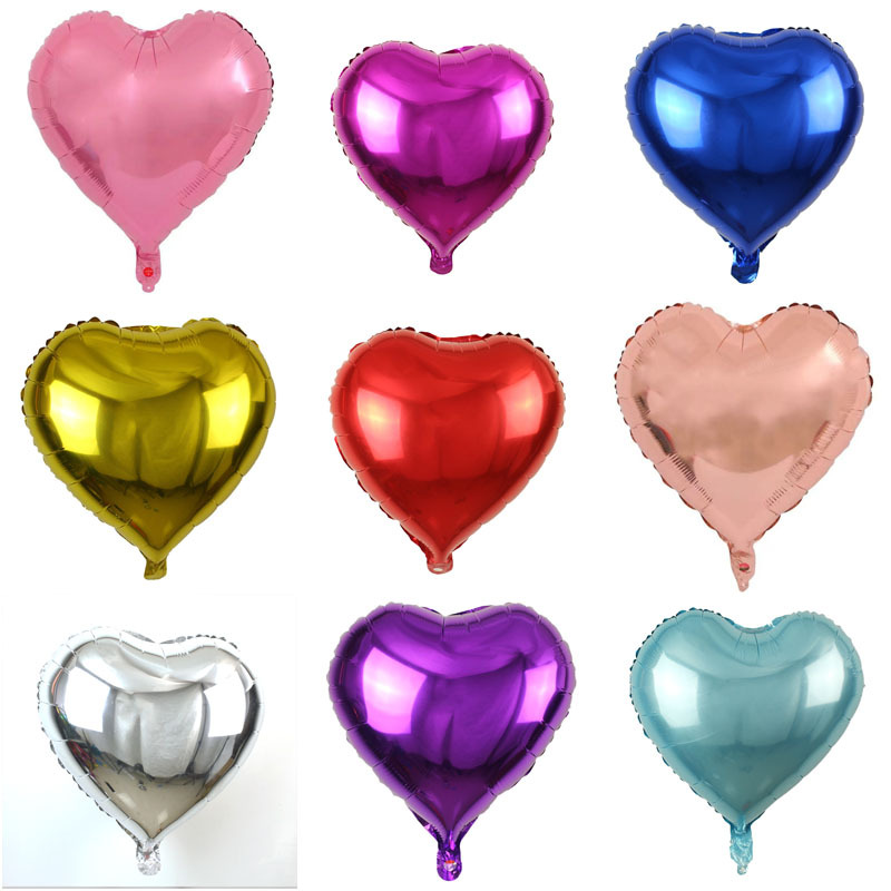 18-дюймовая плавающая алюминиевая пленка Love Balloon День Святого Валентина в форме сердца церемония предложения исповедь День рождения украшение места проведения