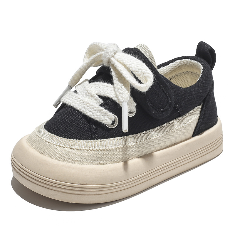 Children's Canvas Shoes Autumn New Boys' Cloth Shoes Soft-soled Casual Children's Shoes Girls' Board Shoes Baby Ugly Cute Shoes Trendy