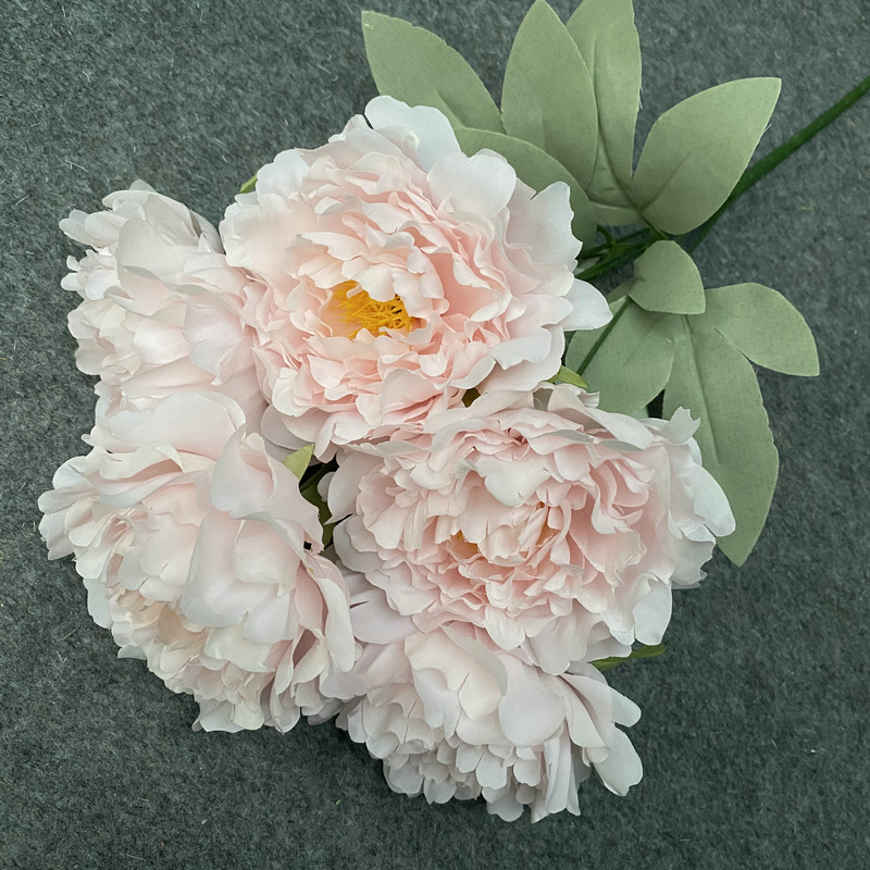 Spring light pink with leaves