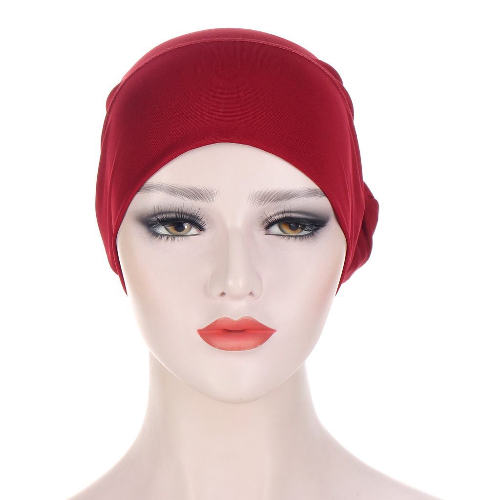 AliExpress/Amazon/ebay New Multicolor Solid Color Strap Pullover Cap Tape Cap 6 Color Chemotherapy Cap