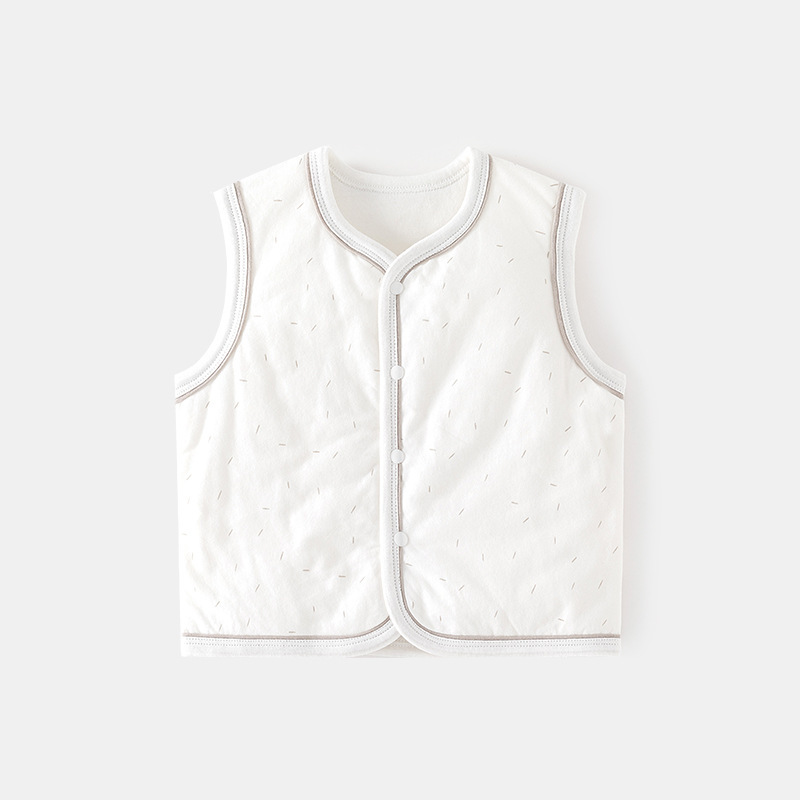 Baby's Belly Vest Autumn and Winter Baby's Cotton Vest Children's Waistcoat Waistcoat Newborn Pure Cotton Warm Top