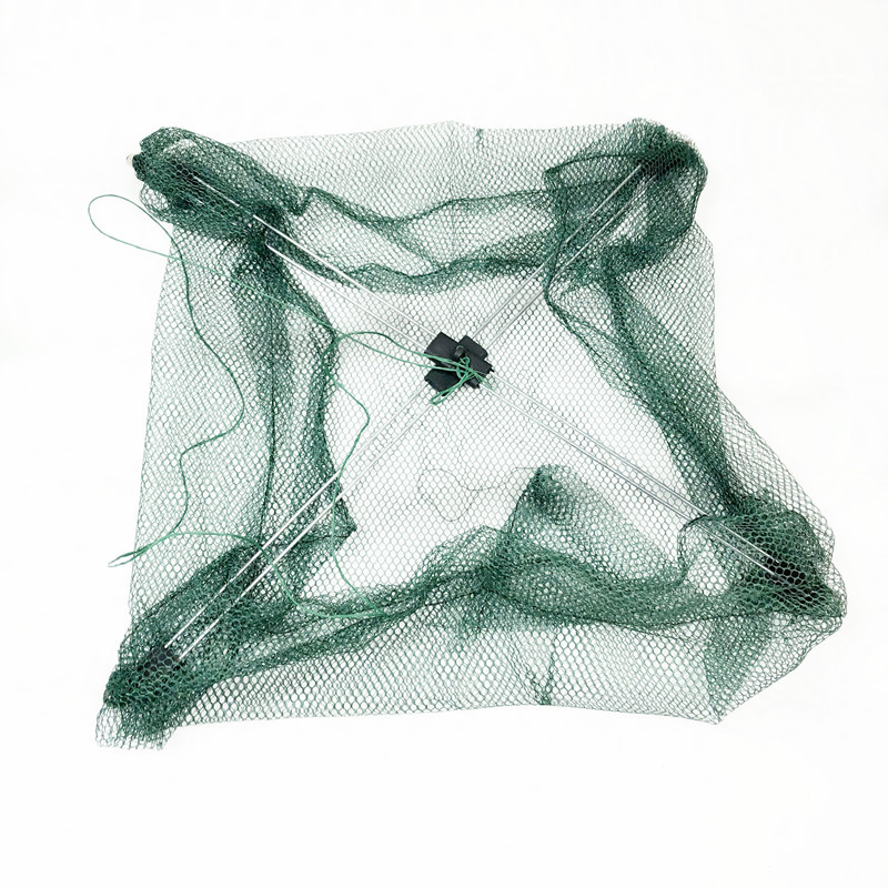 Factory wholesale square net fishing net shrimp catching cage fishing gear carrying fishing net open fishing cage