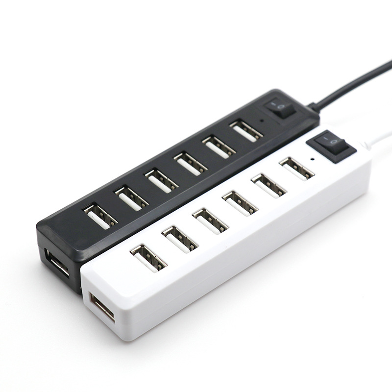 Computer 7-Port single switch hub splitter HUB hub 2.0usb multi-interface one-to-seven-Port USB extender