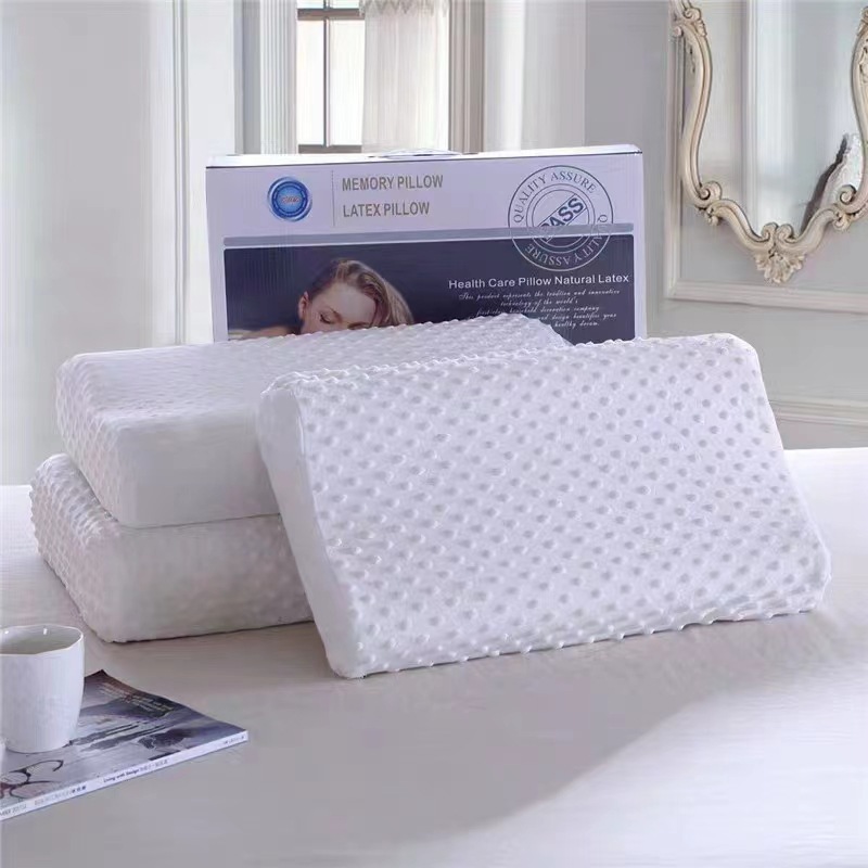 Factory wholesale pillow Thailand latex pillow adult particle massage pillow opening activities will sell gift pillow gift box