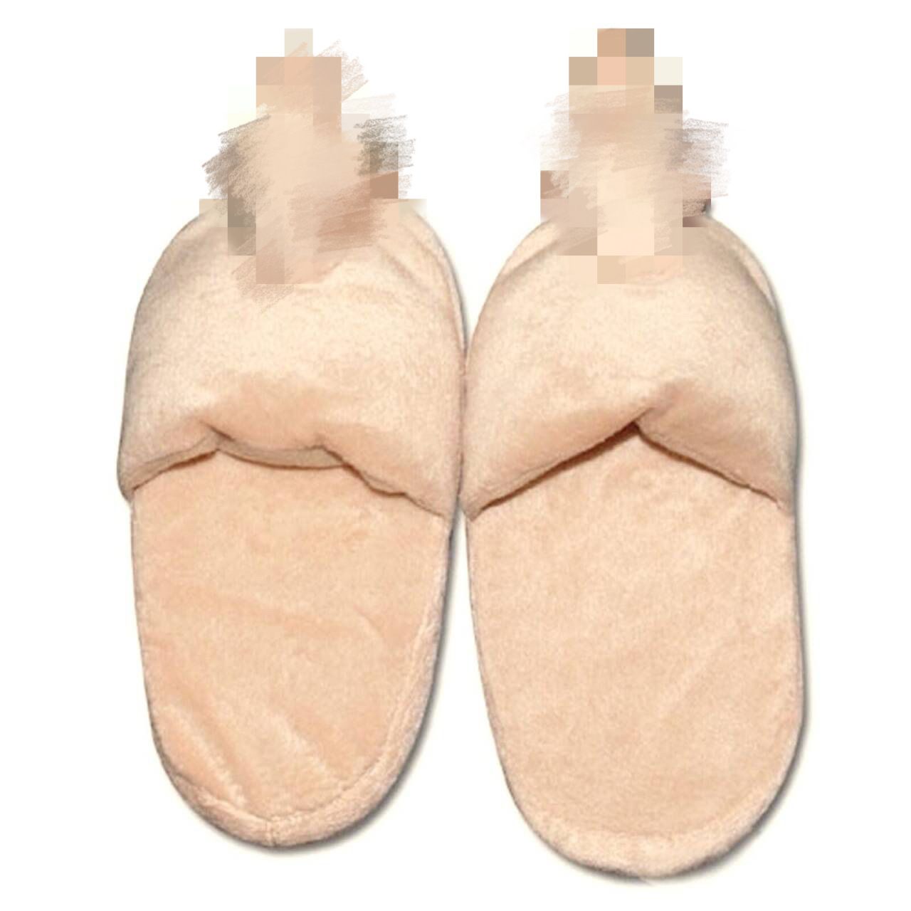 Spot adult men's and women's fashion creative funny modeling cotton slippers plush flat slippers a generation of hair