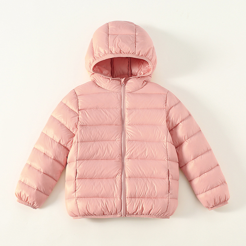 Autumn and Winter Children's Lightweight Down Jacket Boys' Baby's Western Style Children's Clothing Girls' Big Children's Parental Coat