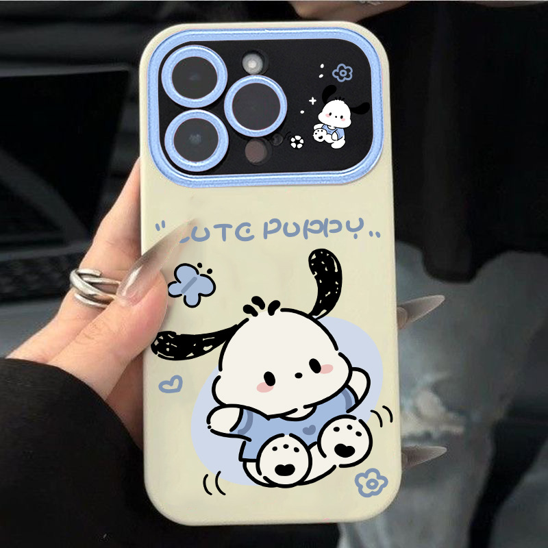 英文帕恰狗新款視窗適用蘋果14promax手機殼iphone13pro12/11軟xr